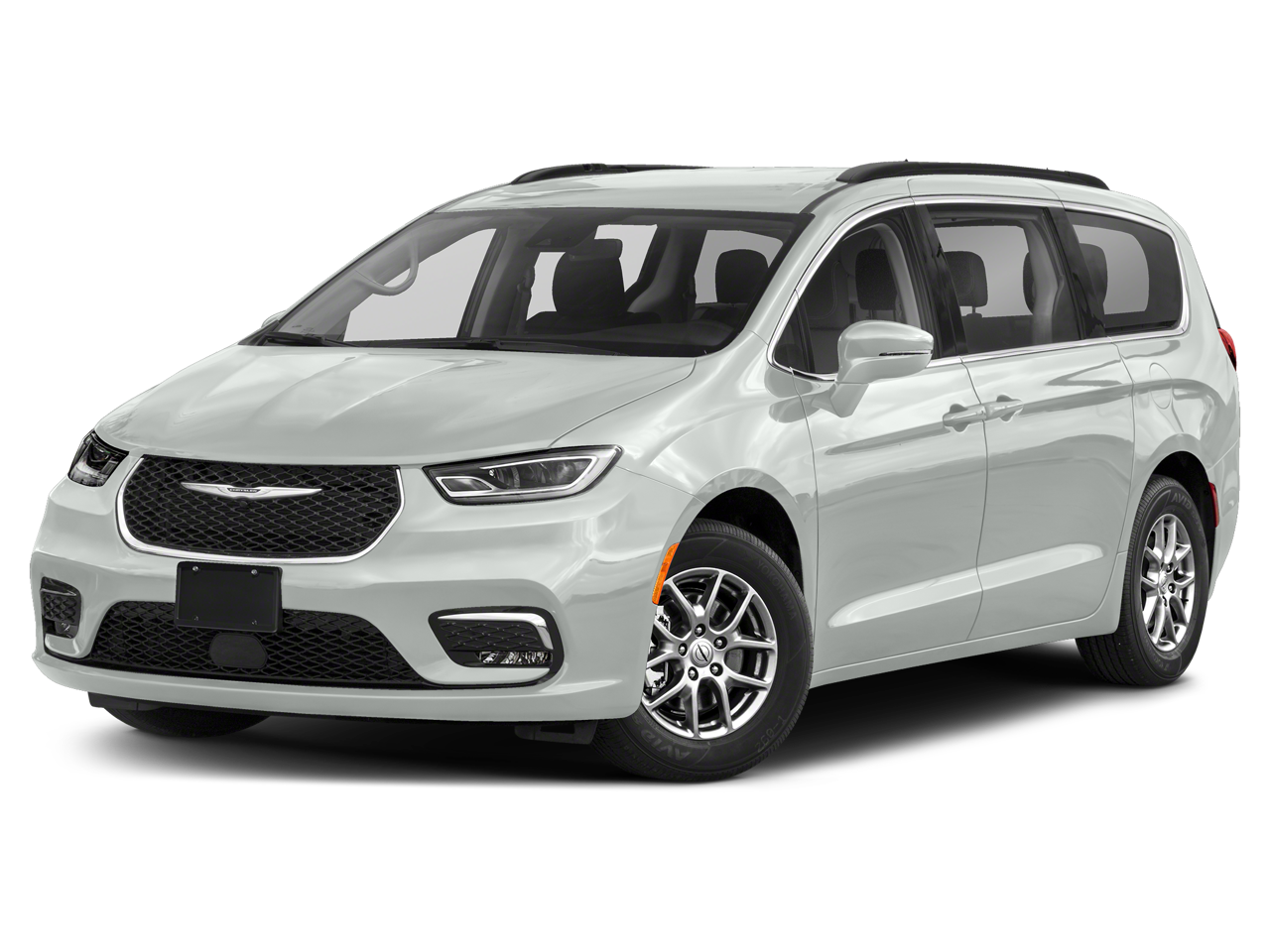 2022 Chrysler Pacifica Touring L in Bright White Clearcoat — front three-quarter view