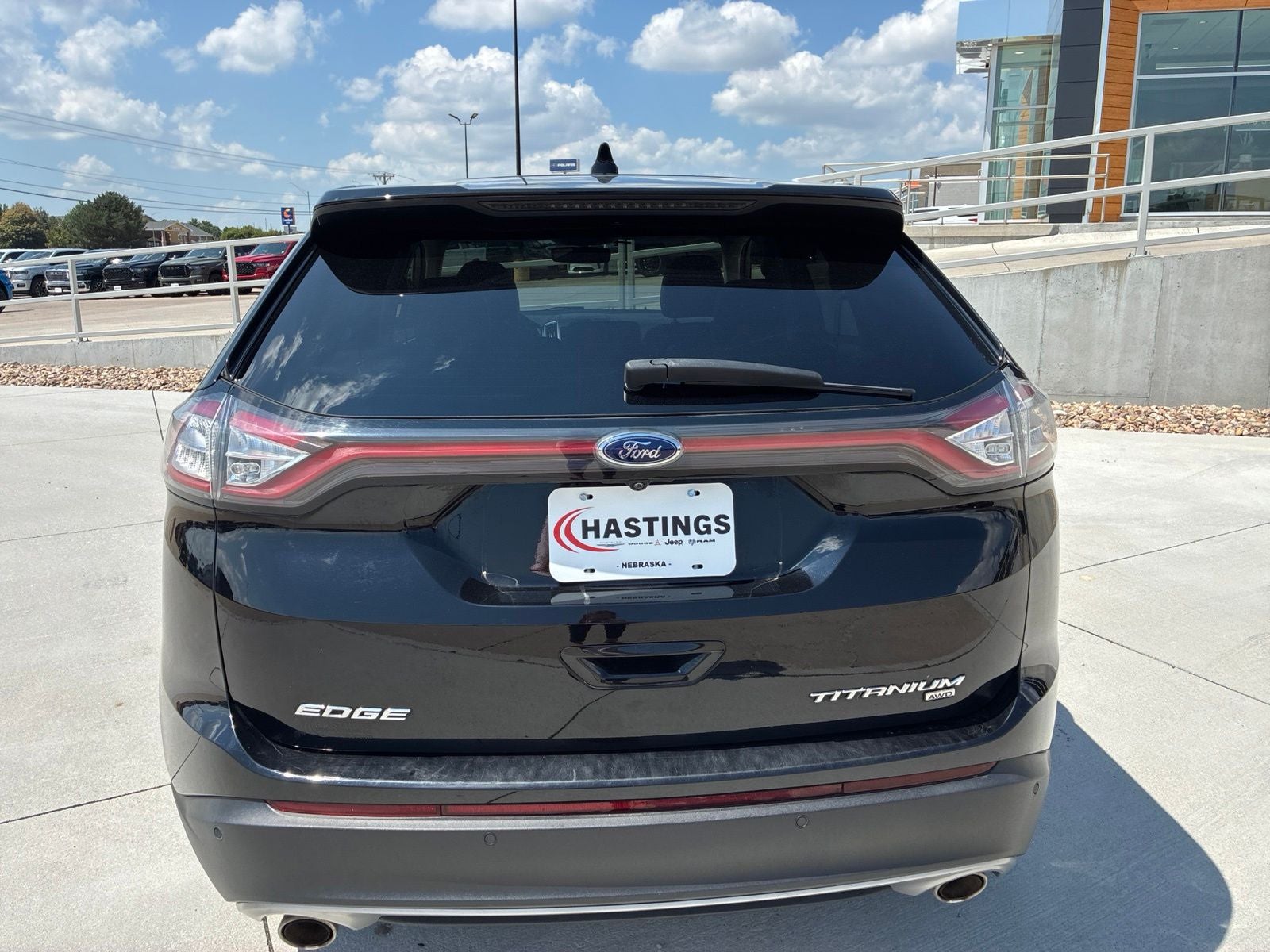 2018 Ford Edge — interior view
